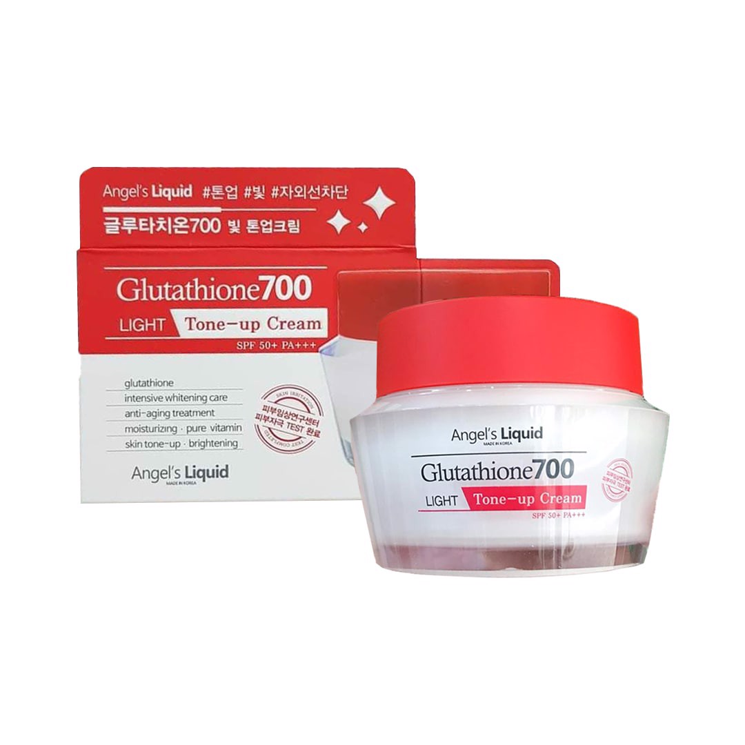 Kem Dưỡng Trắng Da Chống Nắng Angel's Liquid Glutathione 700 Light Tone Up Cream SPF50++ PA+++ 50gr