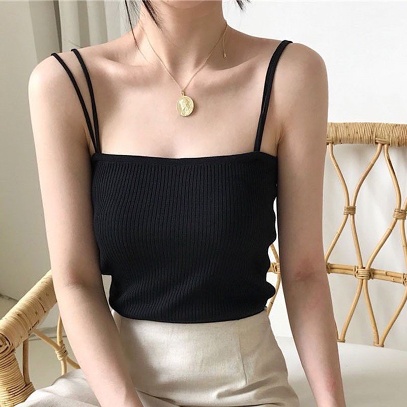 Áo dây mùa hè co giãn thoải mái - Áo hai dây body cách điệu cá tính hàng nhập cao cấp
