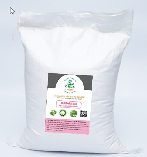 GẠO ORSAFARM NÀNG HOA (5KG) TÂY ĐÔ ĐẶC SẢN MEKONG THƠM DẺO CHỢ ĐÀO