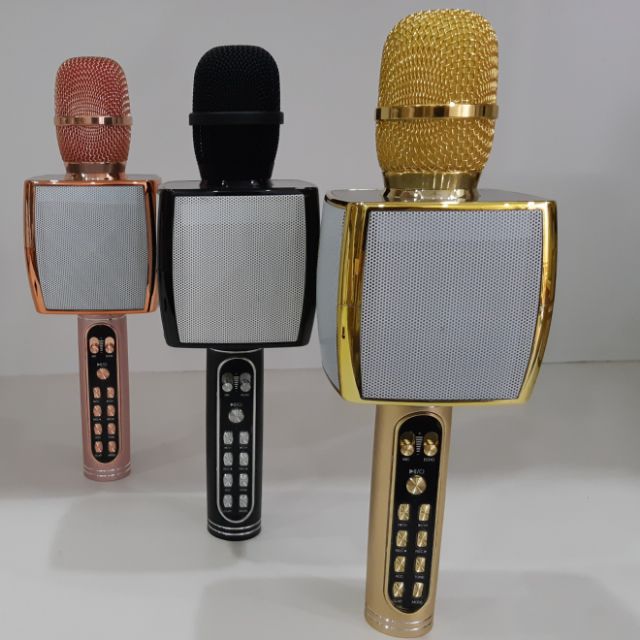 Mic Karaoke YS-91 Micro Karaoke kèm Loa Bluetooth 3 trong 1 nhiều hiệu ứng