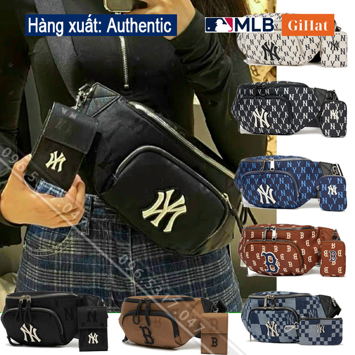  Bag strap cross NY presbyopia full tag code male female bag NY fashion design luxury logo embroidery embossed crisp 