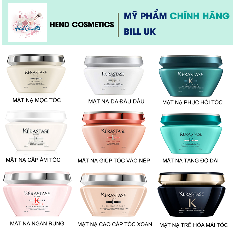 Mặt nạ hấp tóc kerastase masque 200ml
