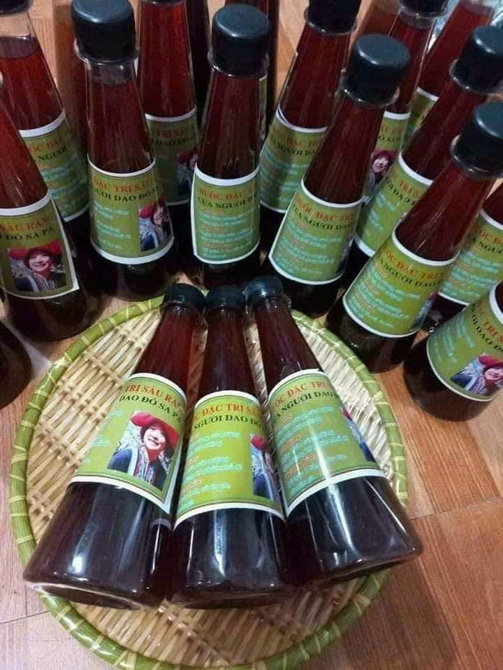 350ml Chai sâu răng chuẩn người Dao đỏ Sapa
