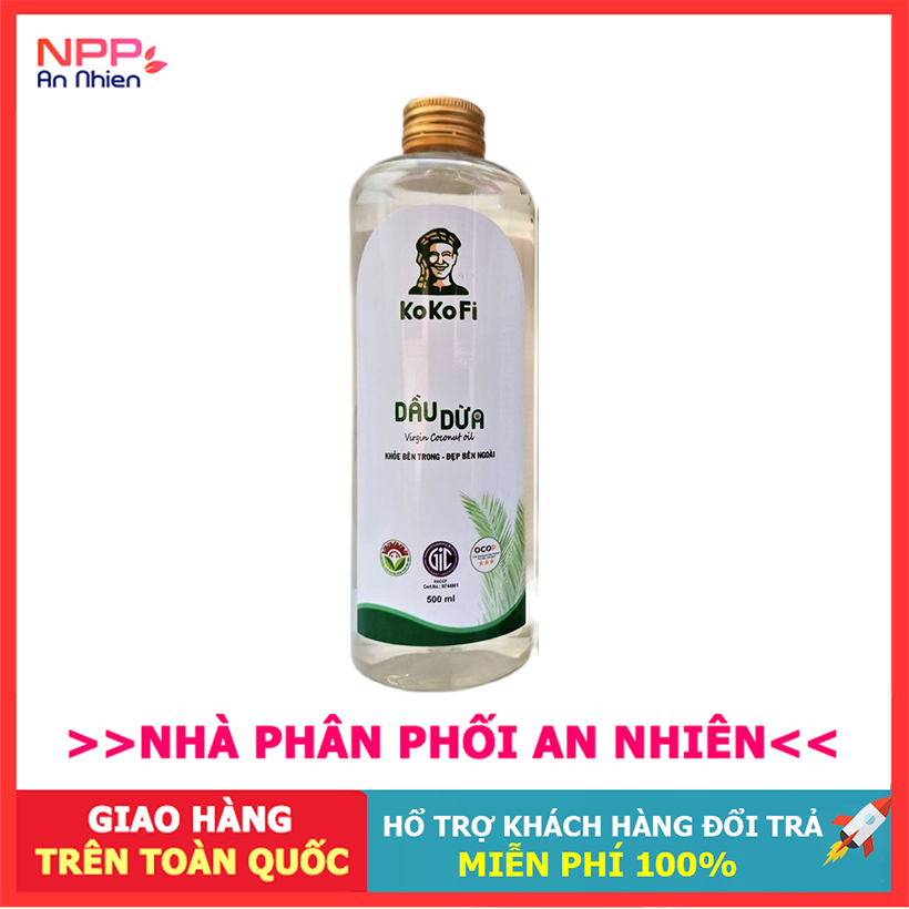 Dầu dừa Phương Huỳnh công nghệ enzyme loại chai 500ml- NPP AN NHIÊN