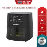 Nồi Chiên Không Dầu 8L Sunhouse SHD4081, 11 chế độ nấu cảm ứng, Dung tích lớn 8L , Cửa sổ khoang chiên trong suốt