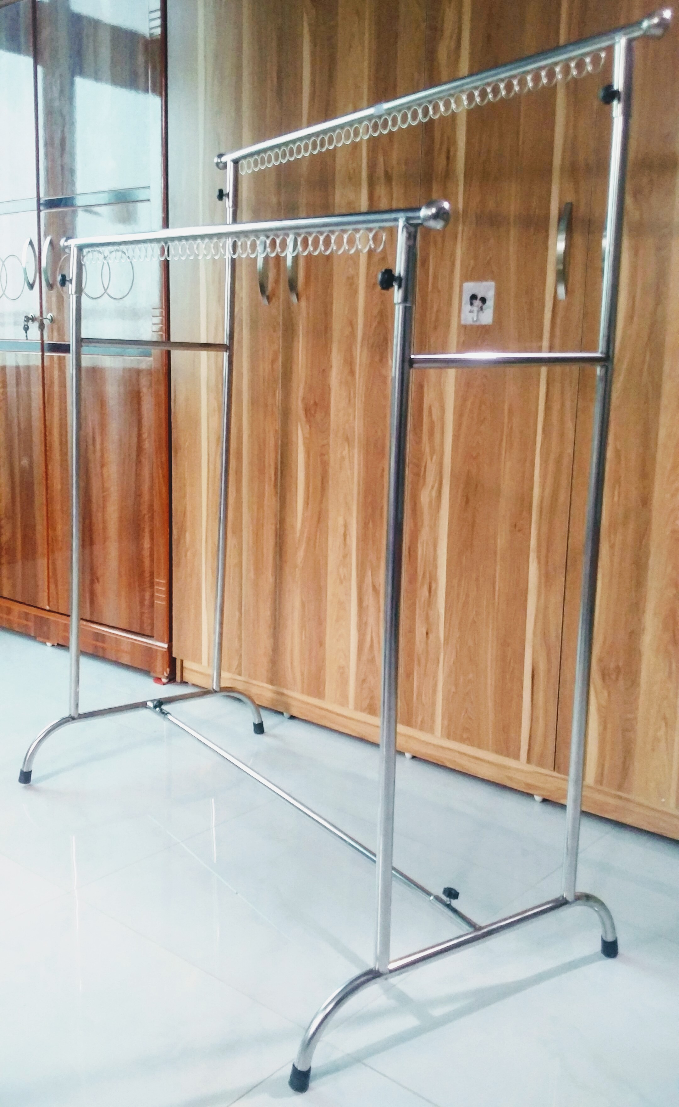 Giàn phơi quần áo đôi inox cao cấp, dày đẹp