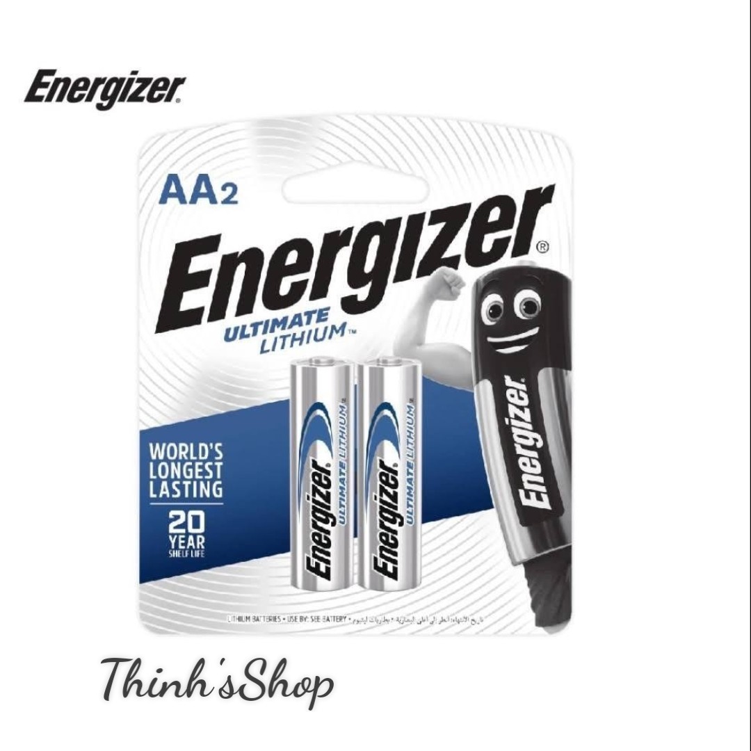 Pin tiểu AA Lithium Ultimate Energizer 1.5V - Chính hãng