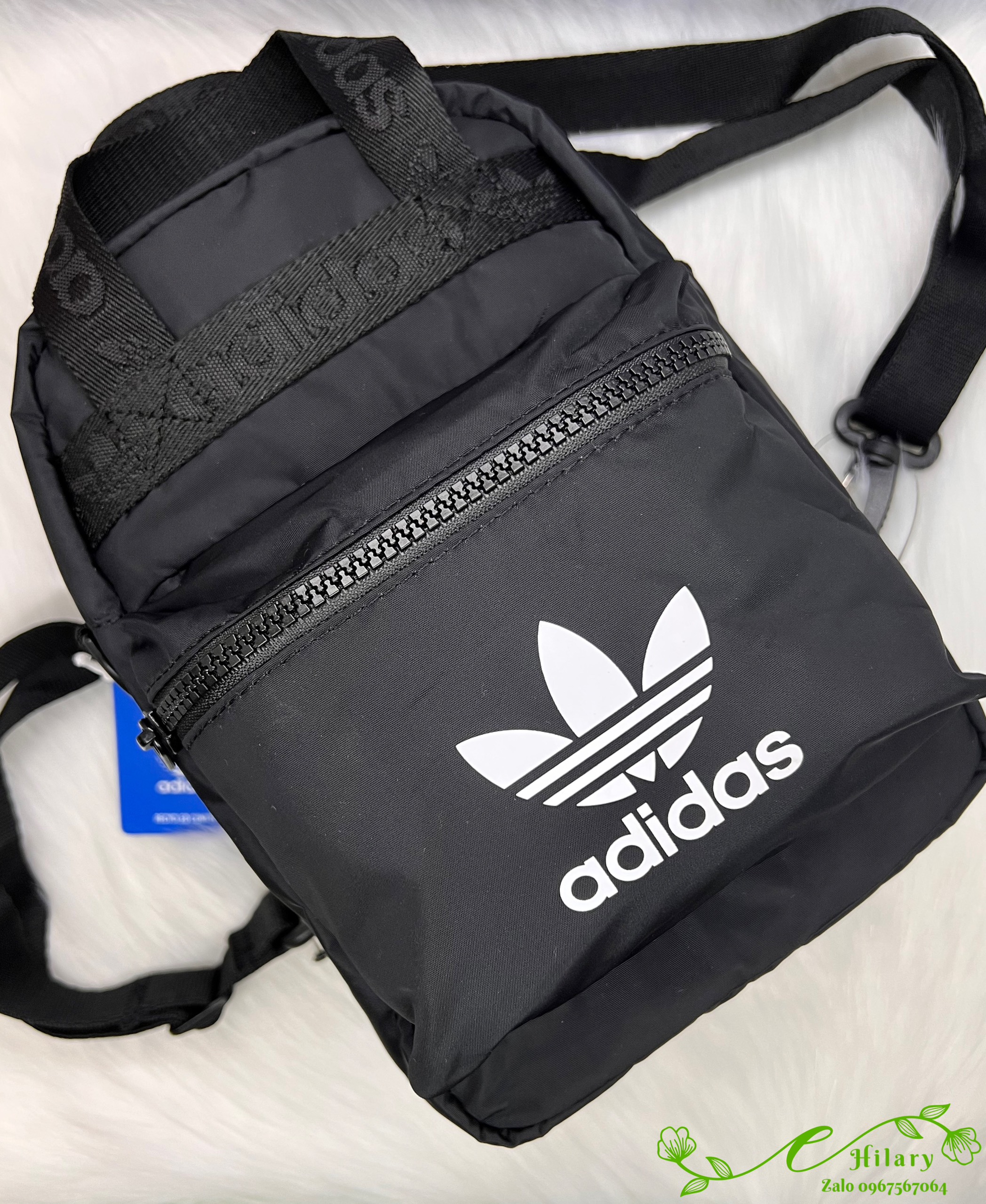 Balo thời trang nữ, balo mini nữ chất liệu Pu chống thấm nước của Hãng Adidas