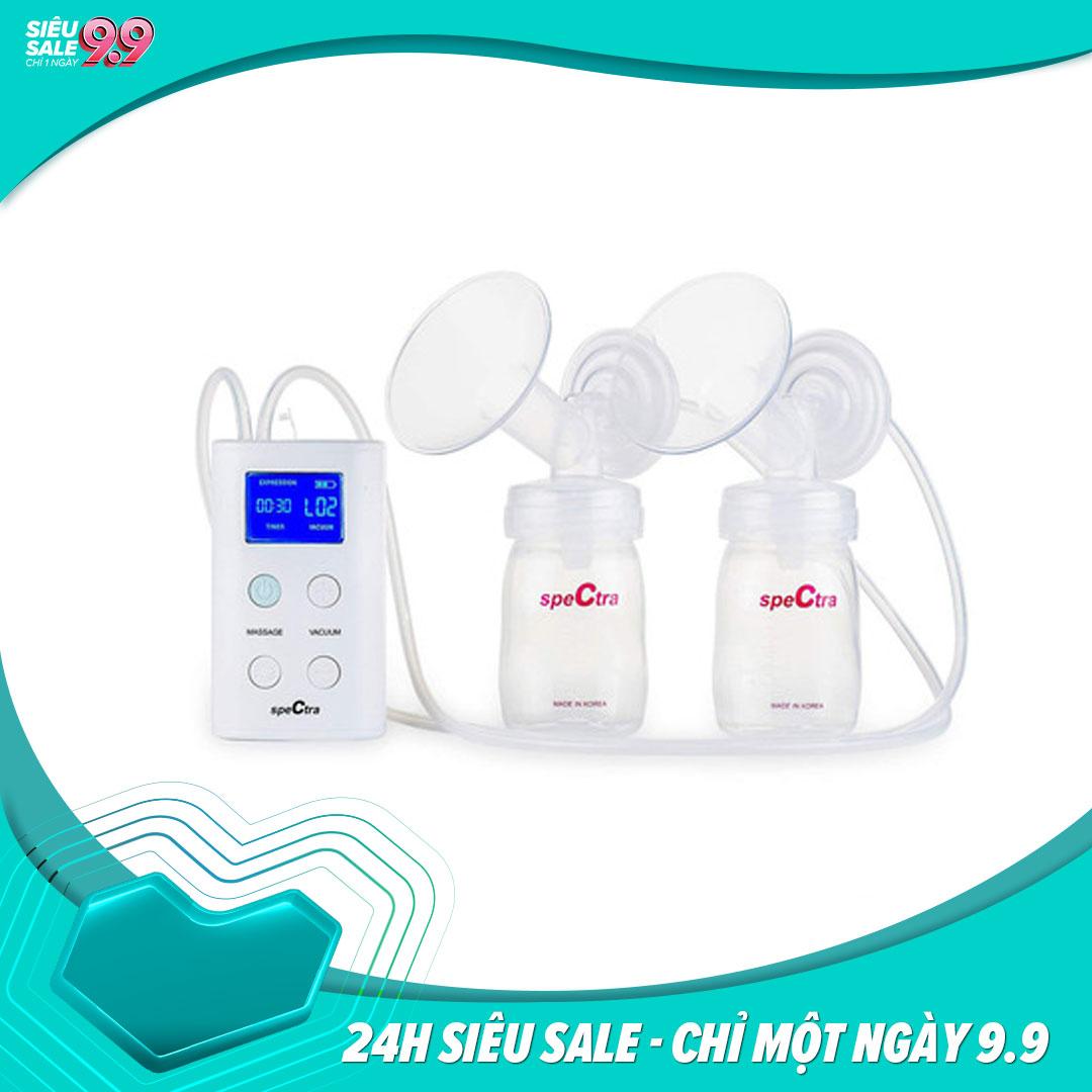Máy hút sữa điện đôi Spectra 9 plus Made in Korea