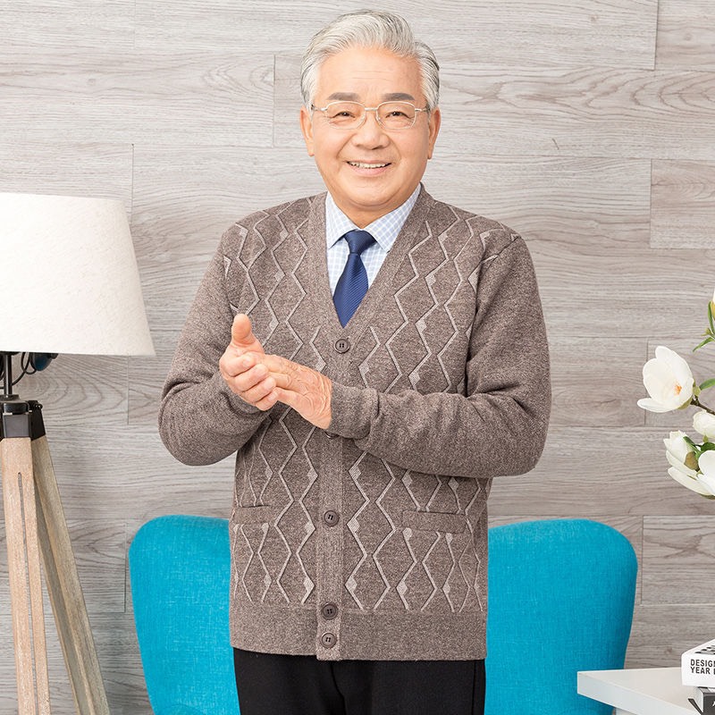 Áo cardigan nam, áo len nam, áo khoác nam cho bố