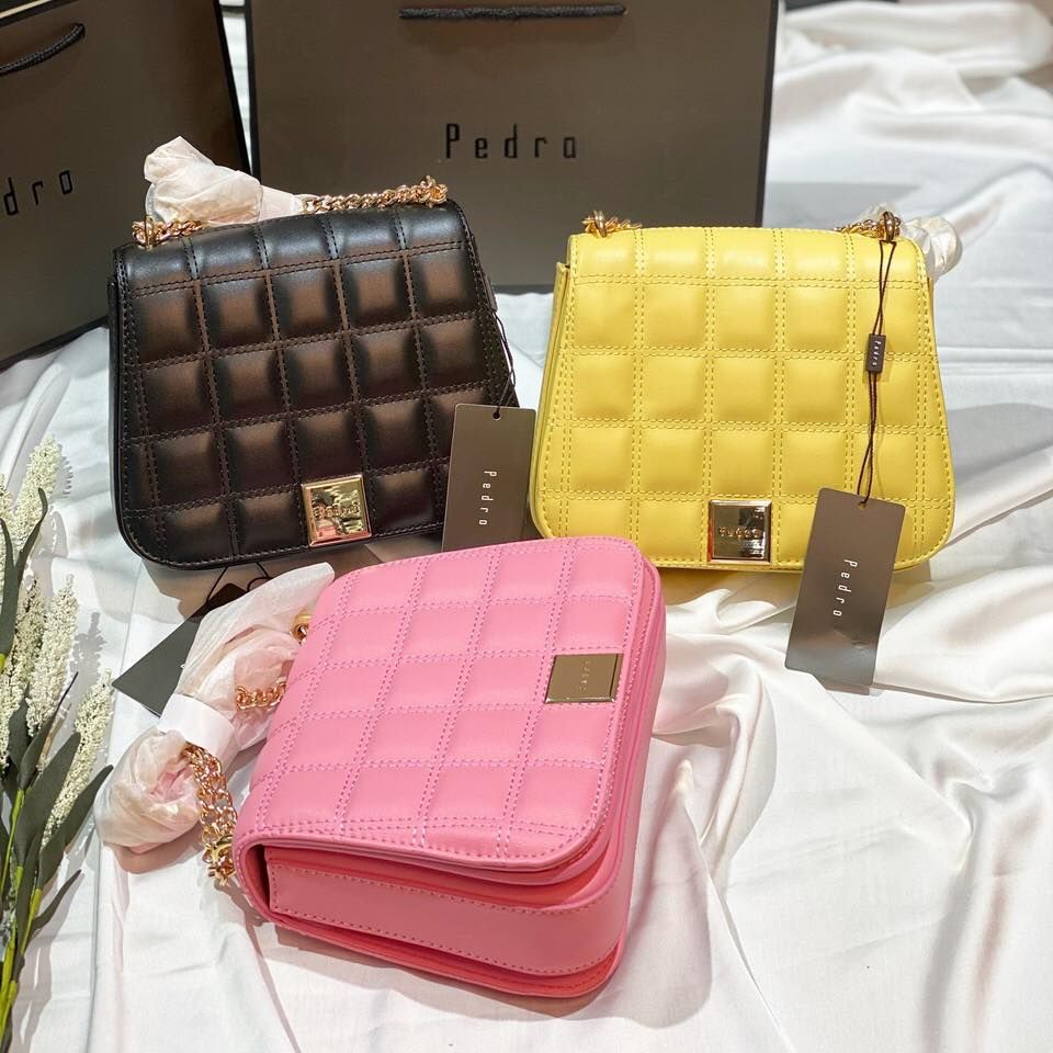 Túi đeo chéo  new pink black  PW2-75060045 Size 19*14*5.5 cm