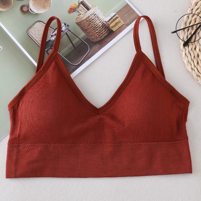 Áo Bra Nữ Thể Thao 2 Dây Mút mỏng - Tập Gym Yoga - Mặc Trong Croptop - Mặc Đi Biển - Tự Tin Khoe Cá Tính - Kiều Anh Store