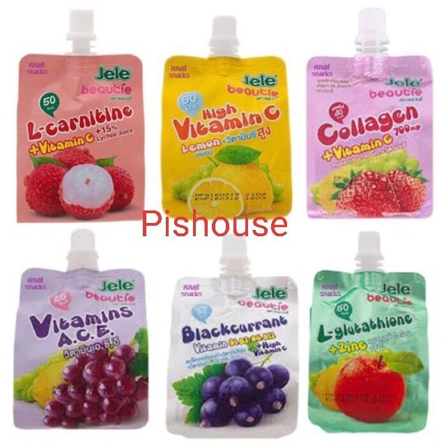 Nước thạch trái cây jele beautie 150ml thái lan| - nho