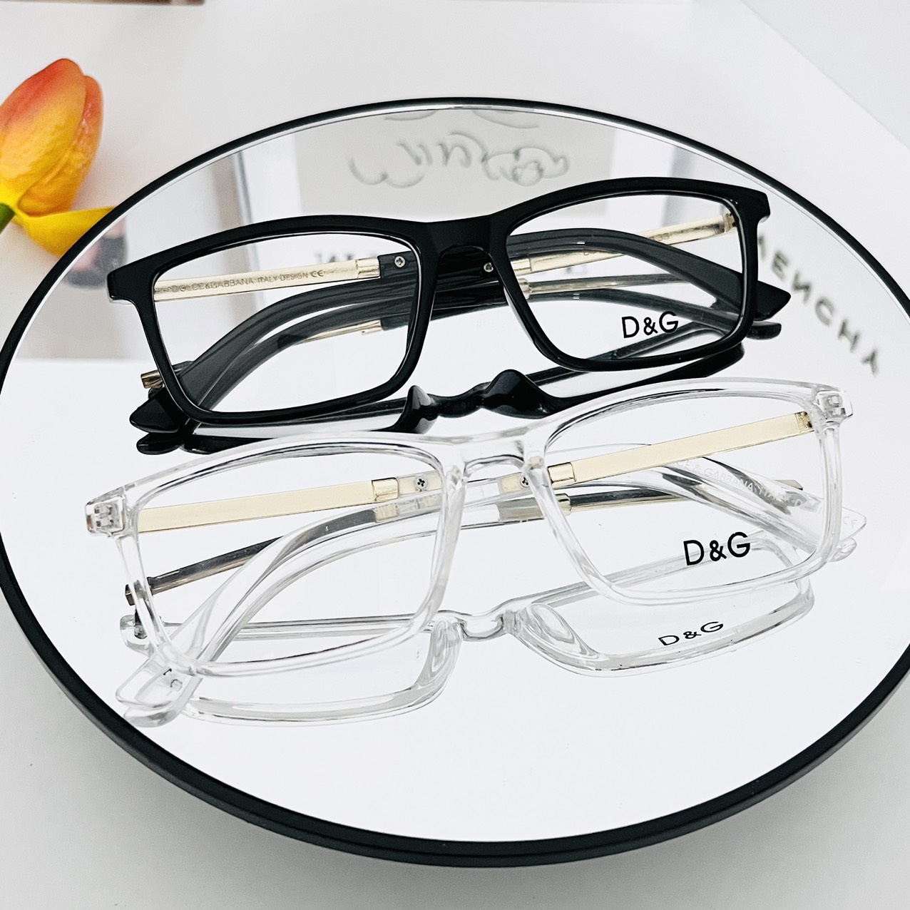K180 gọng kính gỉa cận nam nữ - gọng chữ nhật dễ mang