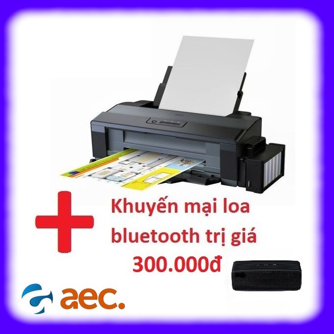 [Trả góp 0%]Máy in phun màu Epson L1300 sử dụng mực ngoài Hàn Quốc + tặng loa Bluetooth trị giá 300k