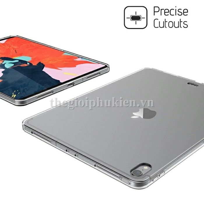 Ốp lưng dẻo ipad pro 12.9 inch 2020, 12.9 inch 2018 , 12.9 2017 trong suốt siêu mỏng