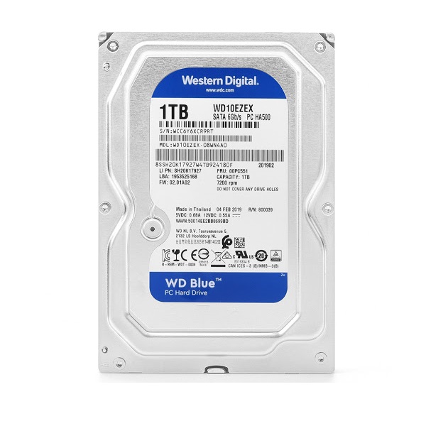 Ổ cứng HDD Western Caviar Blue 1TB 3.5 inch 7200RPM, SATA3 6Gb/s, 64MB Cache
