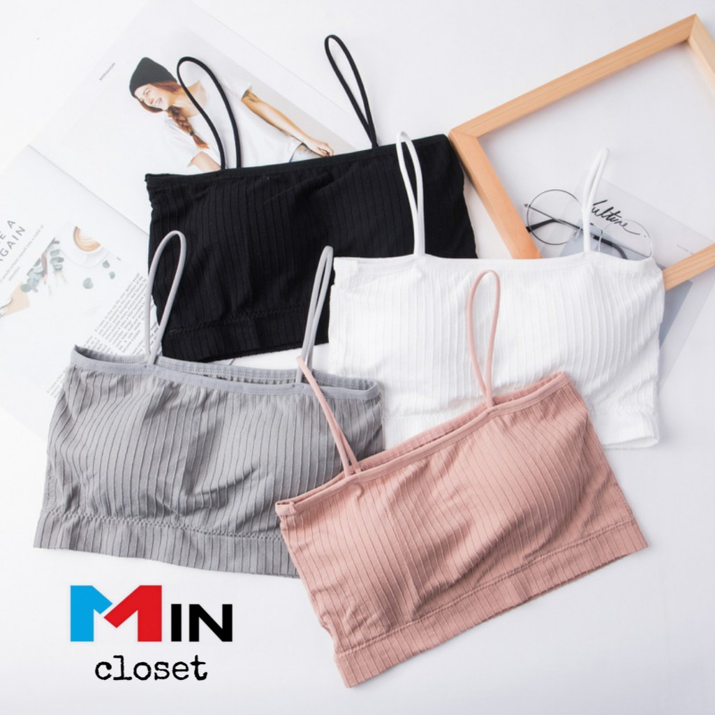 Áo quây trơn 2 dây a10 - mincloset