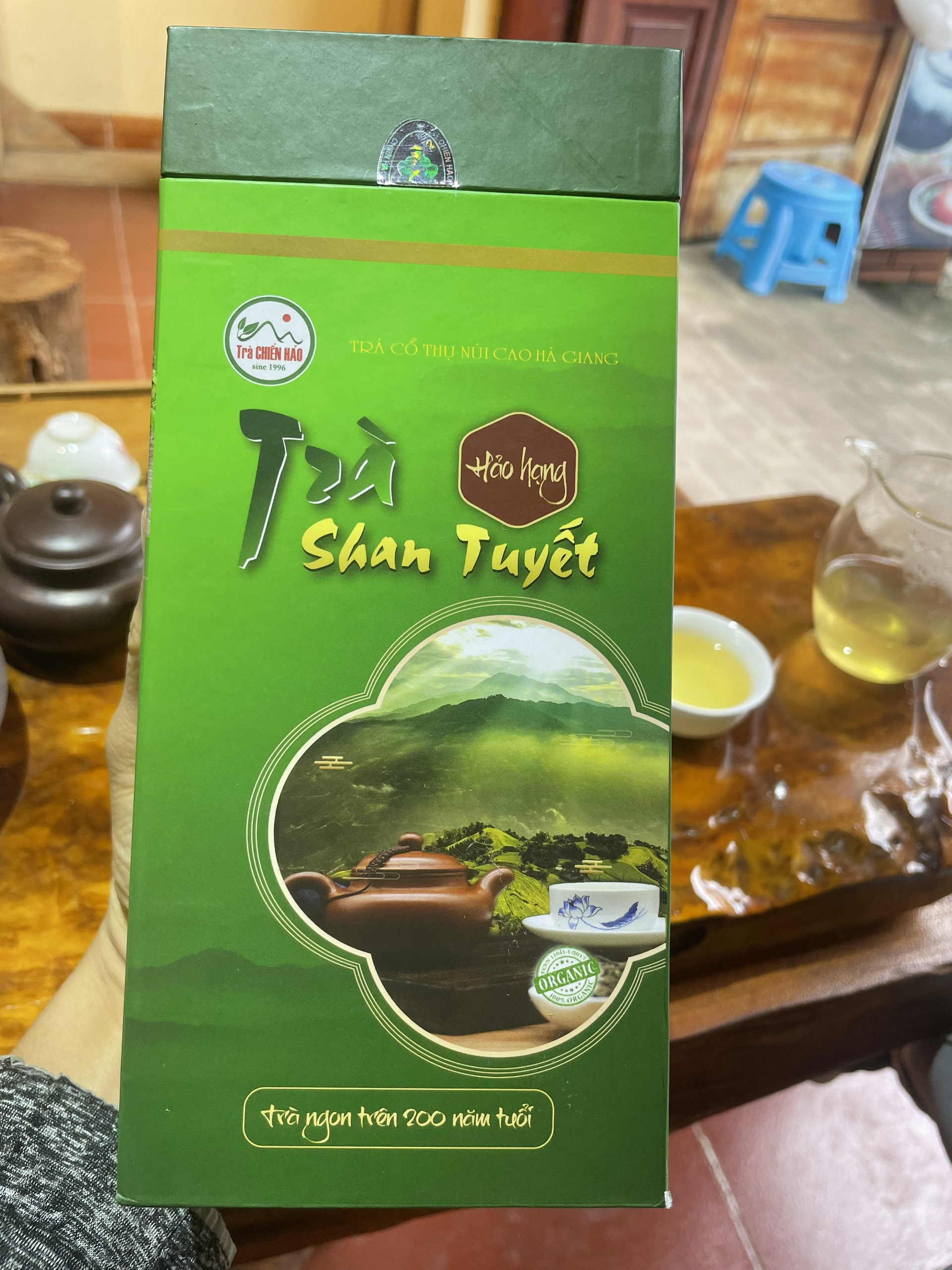 200g trà shan tuyết ngon hảo hạng. Đặc sản trà tuyết Hà Giang