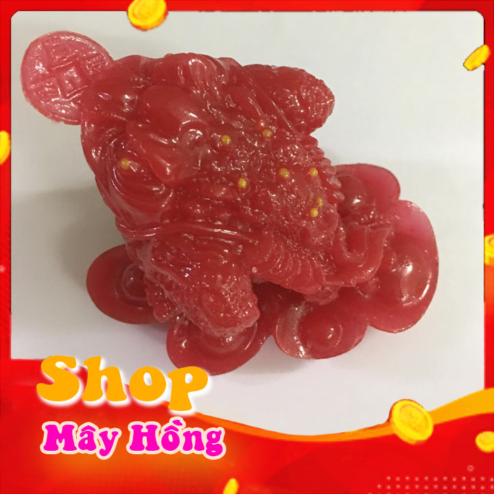 Cóc thiềm thừ phong thủy  màu đỏ hợp mệnh hỏa - thổ