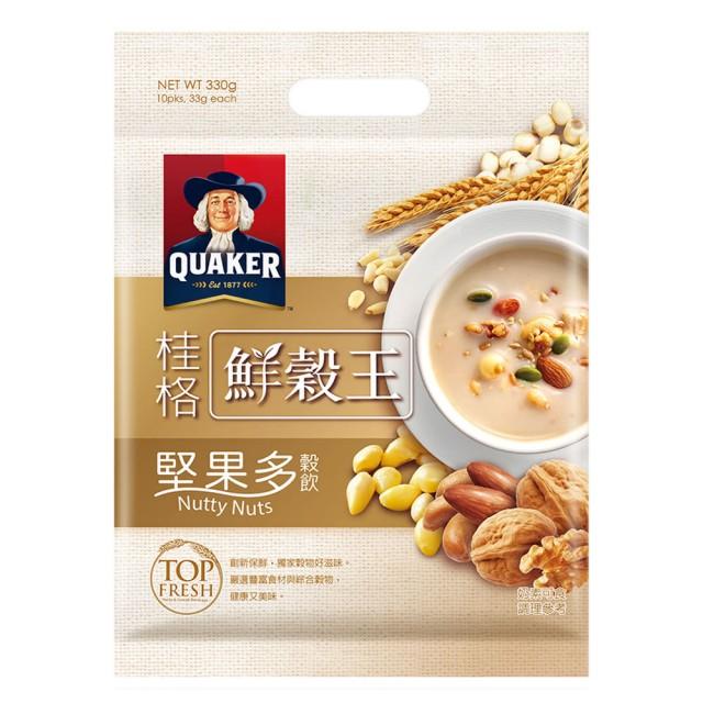 Yến mạch quaker óc chó hạnh nhân ăn liền