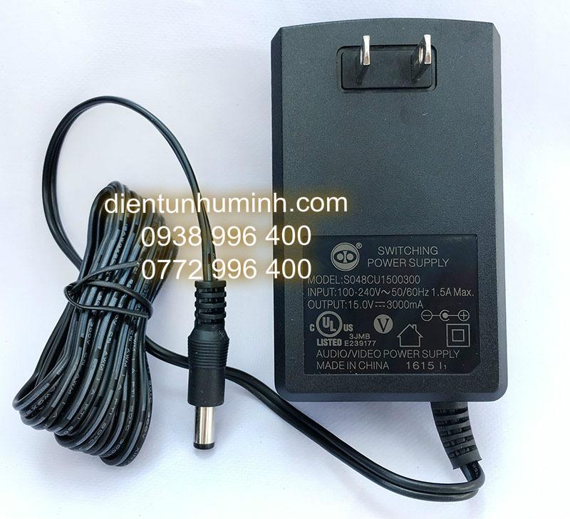 Nguồn sạc loa kẹo kéo 15v 3a CAO CẤP _ CỦ SẠC LOA KÉO _ ADAPTO LOA KẸO KÉO