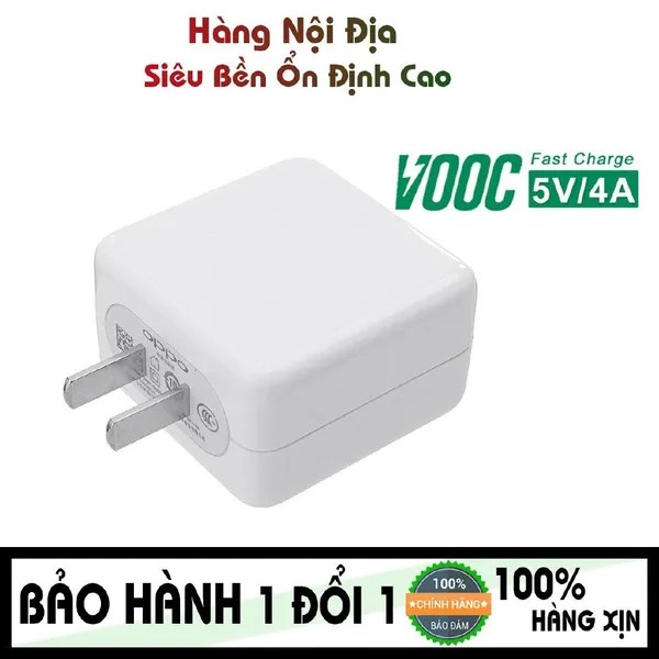 Cóc sạc, củ sạc Vooc Oppo 20W - hàng chính hãng