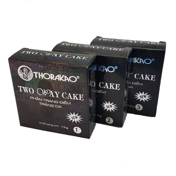 Phấn trang điểm thorakao trắng da two way cake 9g - số 3
