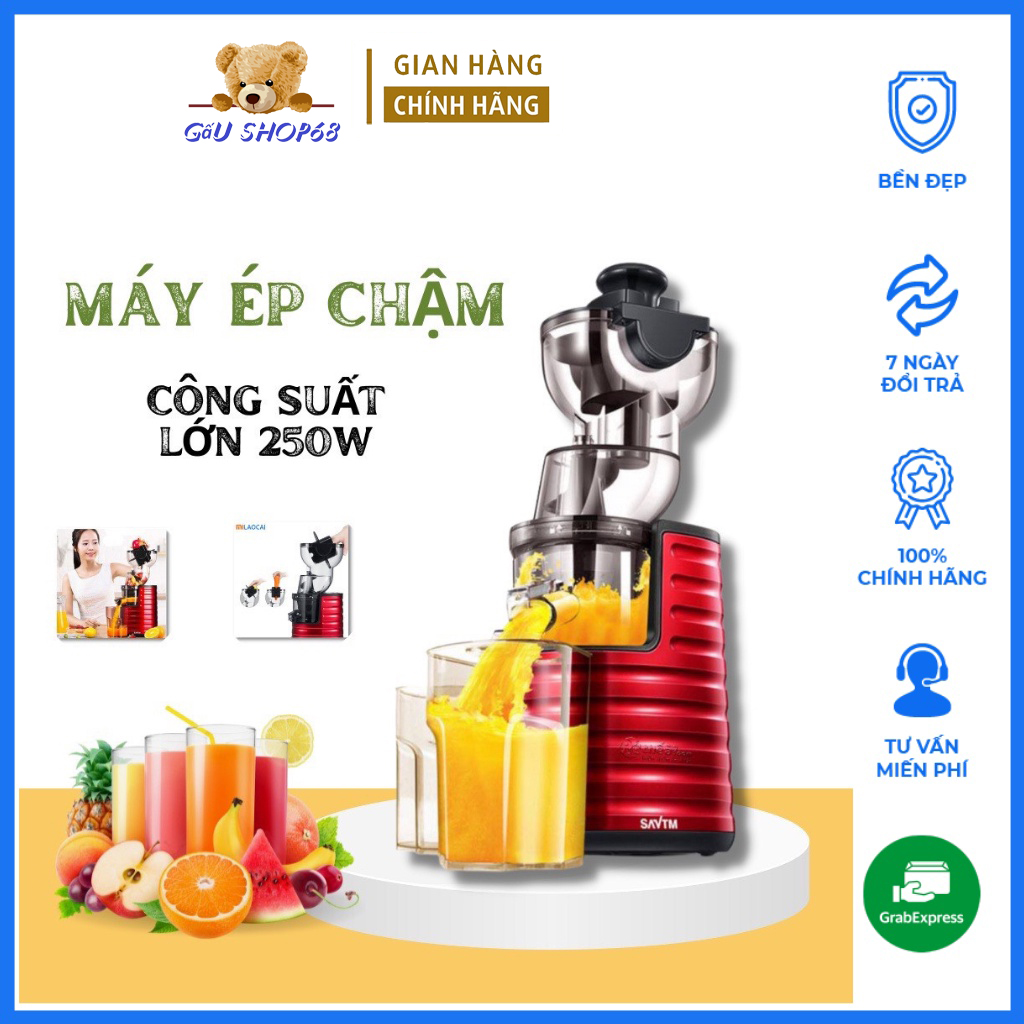 Máy ép chậm trái cây, Máy ép hoa quả chậm cao cấp, Máy Ép Chậm Công Nghiệp Công Suất Lớn, Ép Nguyên Quả