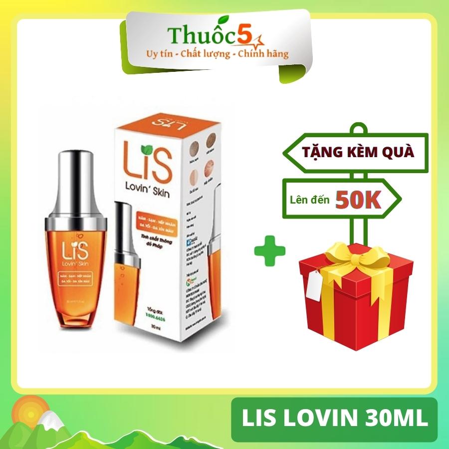 [GIÁ GỐC] Lis Lovin 30ml tinh chất thông đỏ dưỡng da Chai 30ml