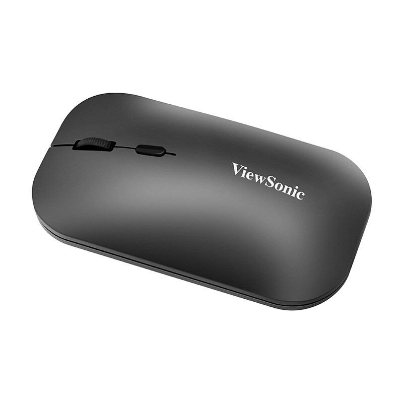 Chuột không dây pin sạc cao cấp ViewSonic 1600DPI cho PC, Laptop ,Tivi box màu đen tặng kèm lót chuột