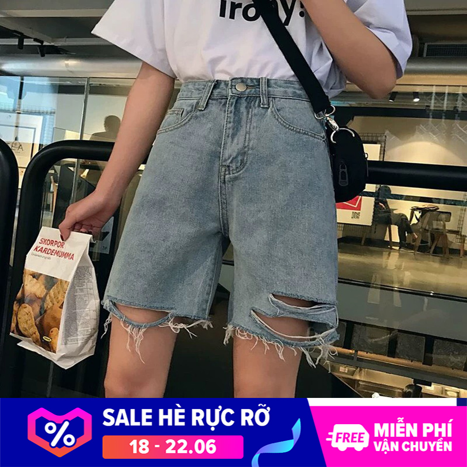 [ ĐÃ MÁT LẠI CÒN MẺ!! ] QUẦN JEAN NGỐ NỮ CAO CẤP NITI2 RÁCH SỌC LAI CỰC HOT HIT CỰC NĂNG ĐỘNG-NL12307