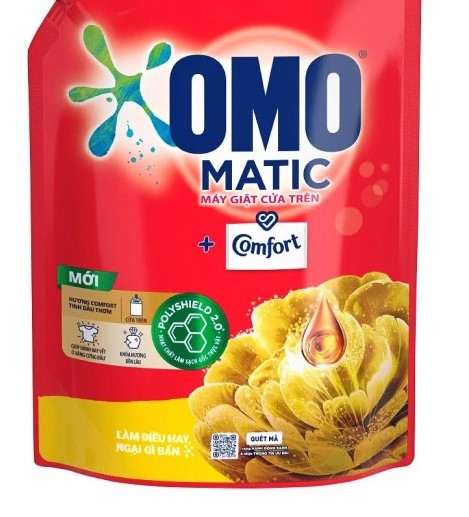 Combo 2 túi nước giặt OMO Matic cửa trên hương Comfort 350g