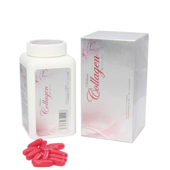 Hộp 120 Viên trắng da Collagen Sakura Nhật Bản
