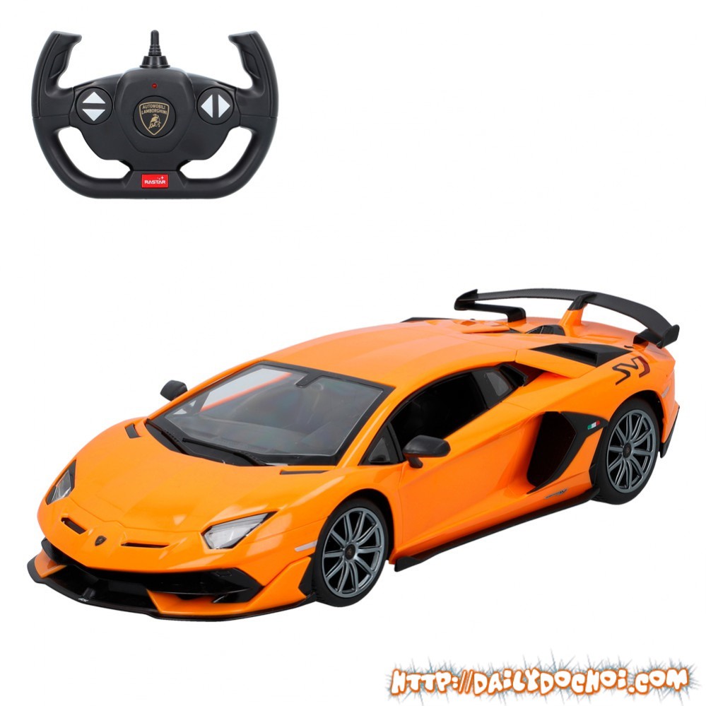 Ô tô Lamborghini Aventador SVJ siêu ngầu tỉ lệ 1:14 chính hãng Rastar