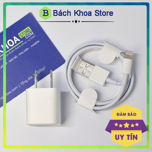 Bộ cục cáp sạc iP chính hãng - Chất lượng, bền bỉ, đảm bảo tốt