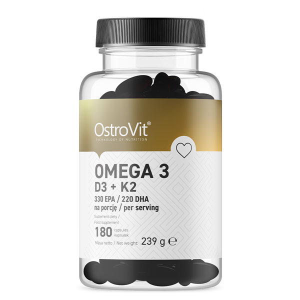 Ostrovit Omega3 D3 K2 Chính hãng , Bổ trợ sức khỏe toàn diện