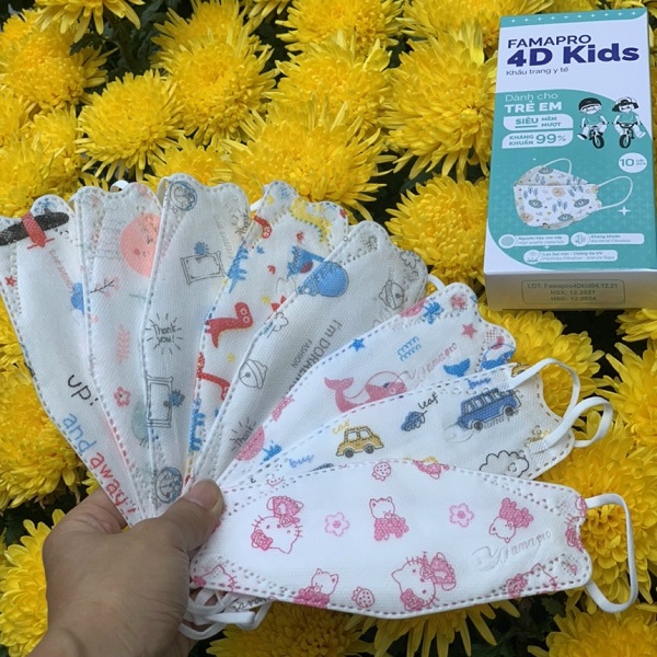 khẩu trang KF94 trẻ em - khẩu trang trẻ em