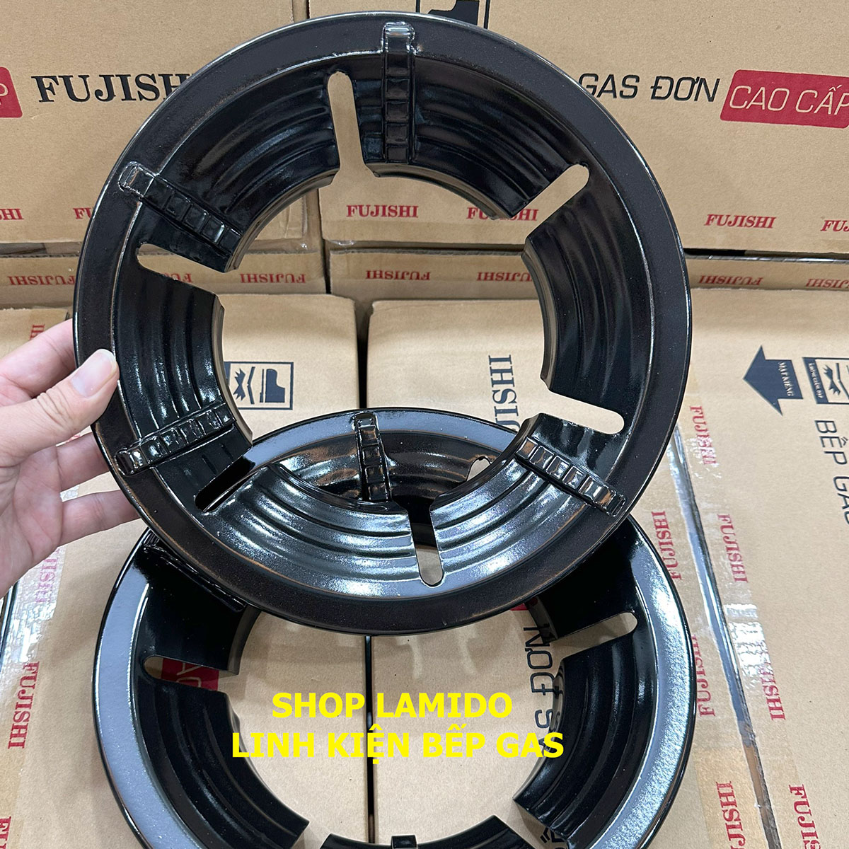 Kiềng bếp gas 5 CHÂN FUJISHI LOẠI 1 DÀY CAO CẤP  [ KIỀNG CHẮN GIÓ CAO CHỐNG NÓNG ] [ TIẾT KIỆM GAS ]