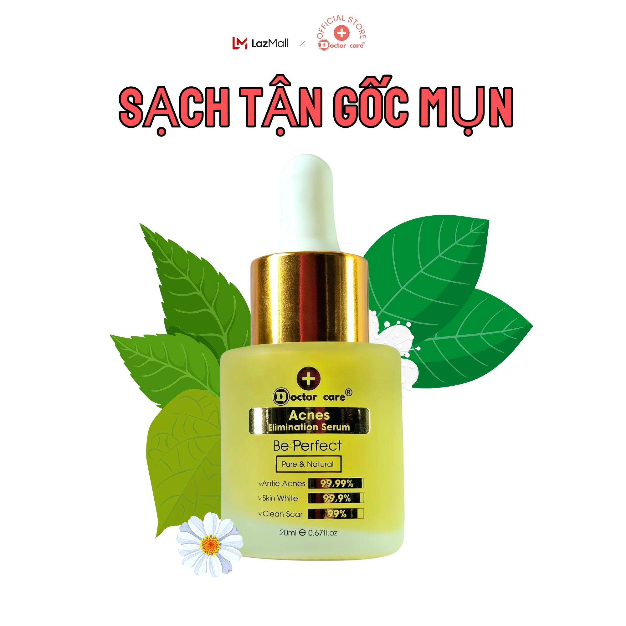 Serum giảm mụn ẩn, mụn đầu đen , mụn thâm cho da dầu doctor care