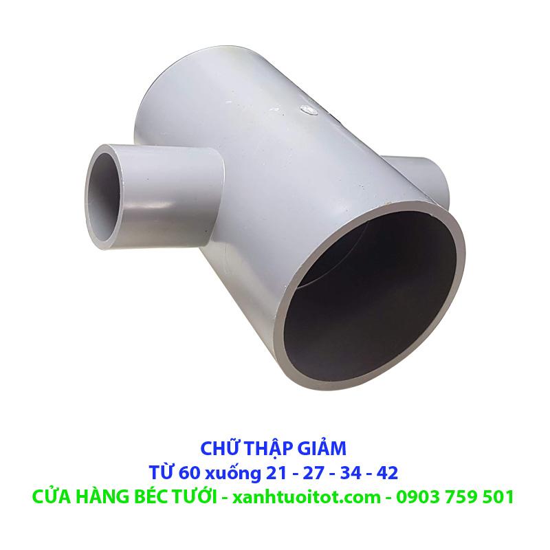 [HCM]Bộ 3 Chữ thập PVC phi 60 giảm 34