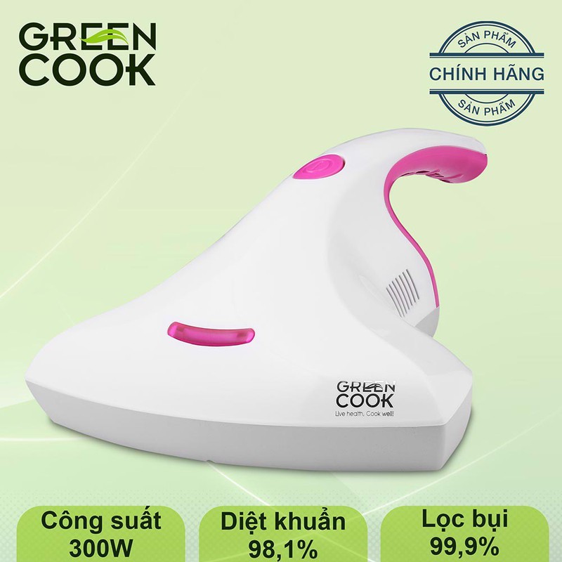 Máy hút bụi cầm tay greencook gcmv01 công suất 300w
