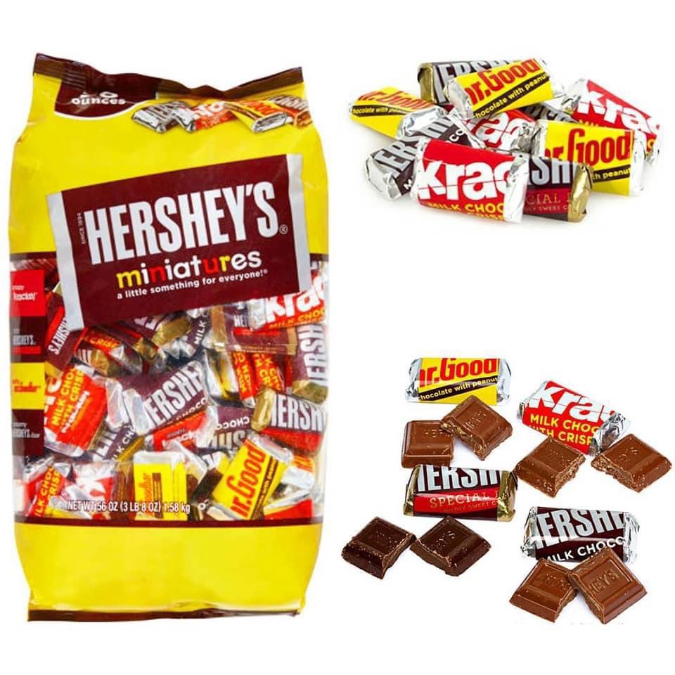 Socola Hershey’s Miniatures 1.58kg 180 viên
