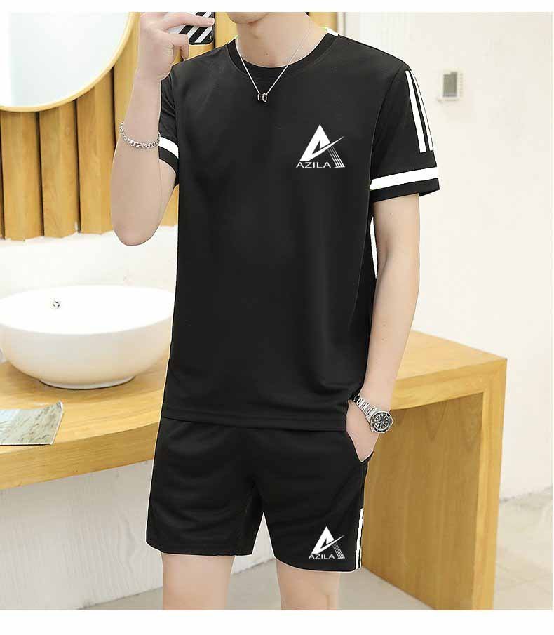 Bộ thể thao nam, Set quần áo nam mùa hè đẹp chất thun cotton cao cấp co giãn 4C - Bn298