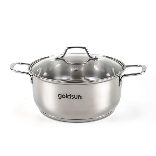Nồi 3 đáy Goldsun 20cm dùng được cho bếp từ
