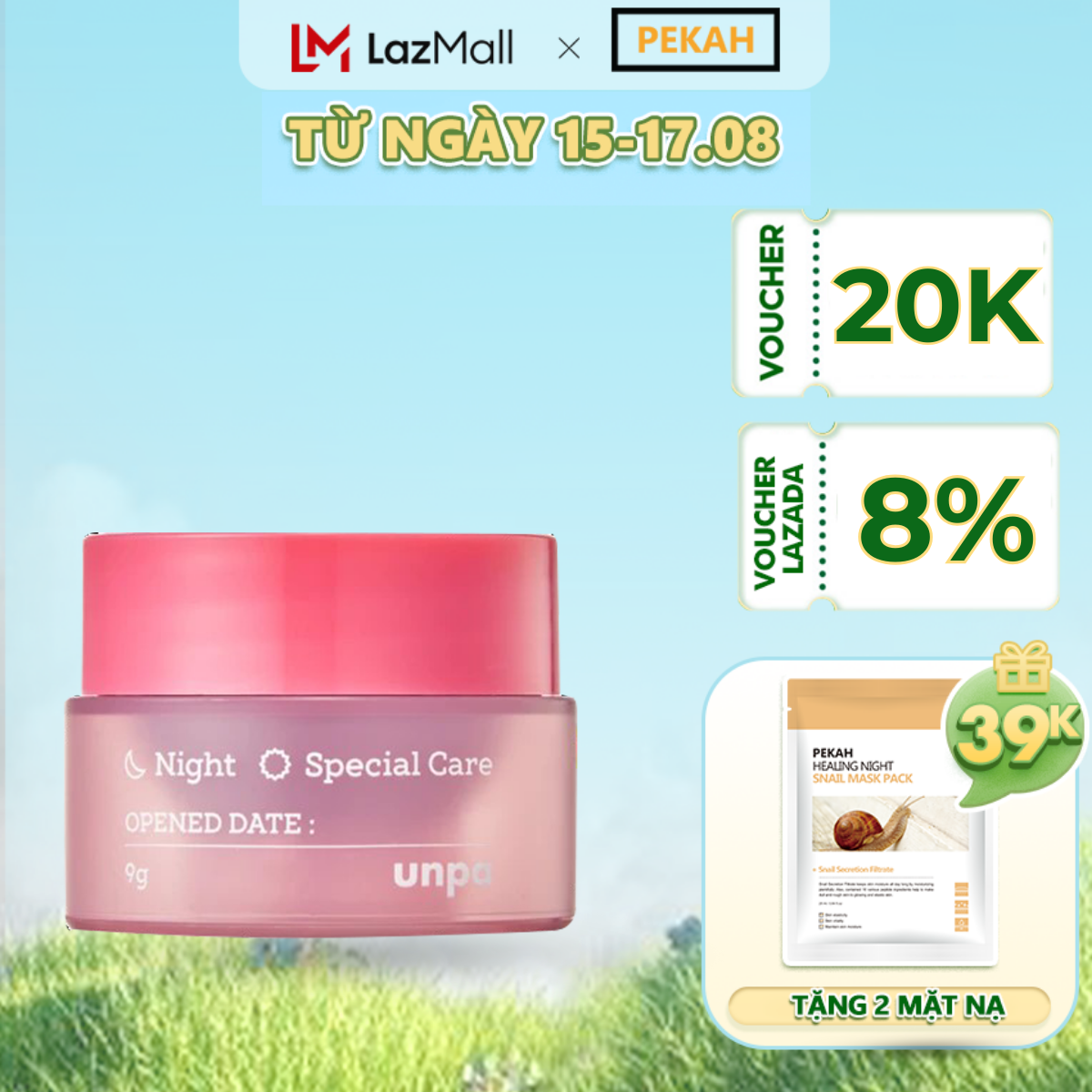 Tinh chất dưỡng môi/mặt nạ ngủ môi Bubi Bubi