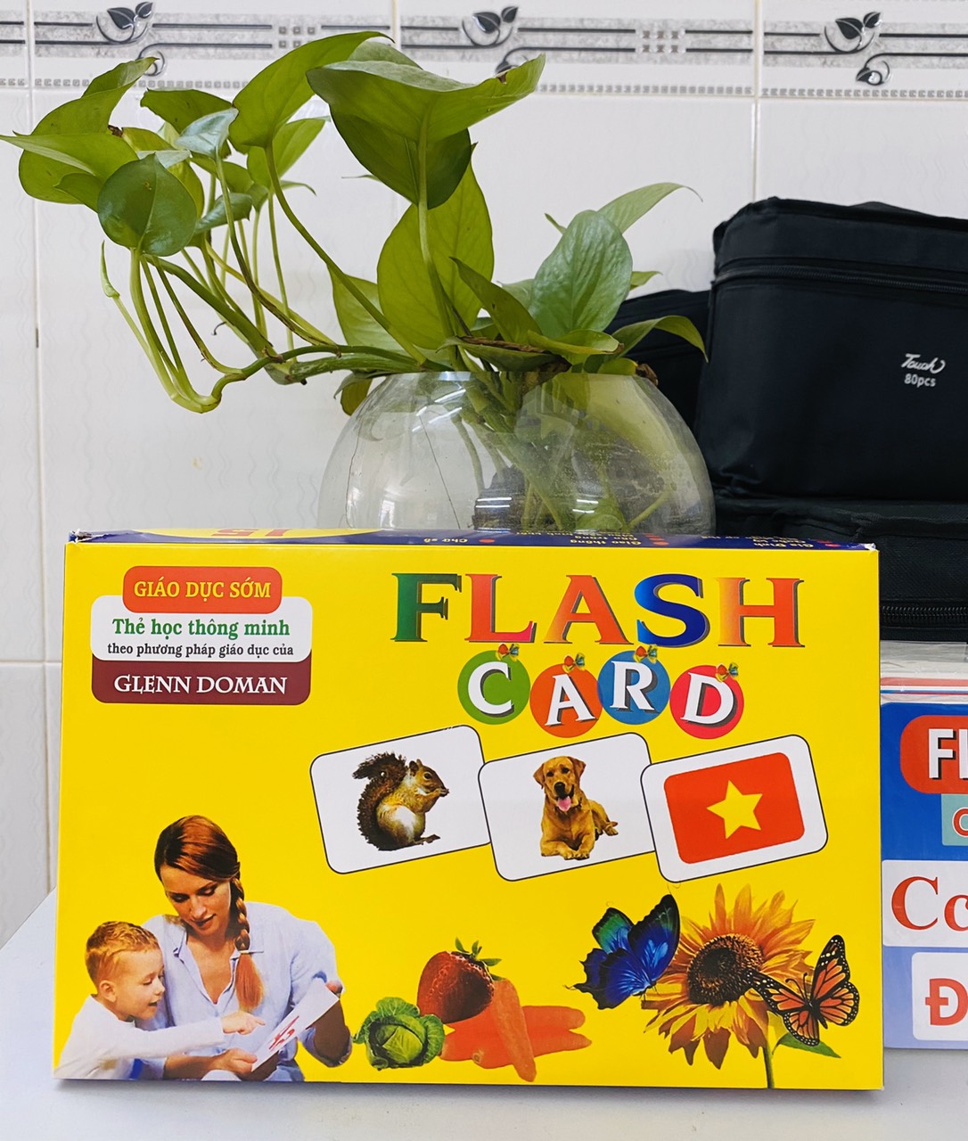 [HCM]Bộ Thẻ Học Thông Minh 15 Chủ Đề loại to song ngữ tiếng Anh loại chuẩn Glenn Doman Flashcard cho bé từ 0-6 tuổi