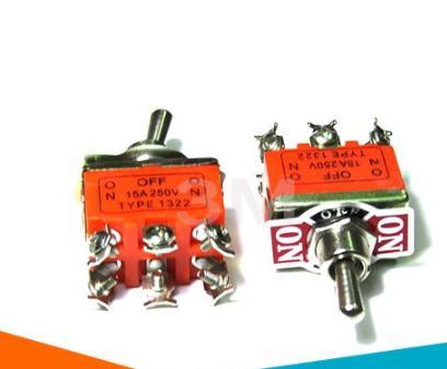 5 Công Tắc Gạt Đảo Chiều Động Cơ 1322 6 Chân 250VAC-15A