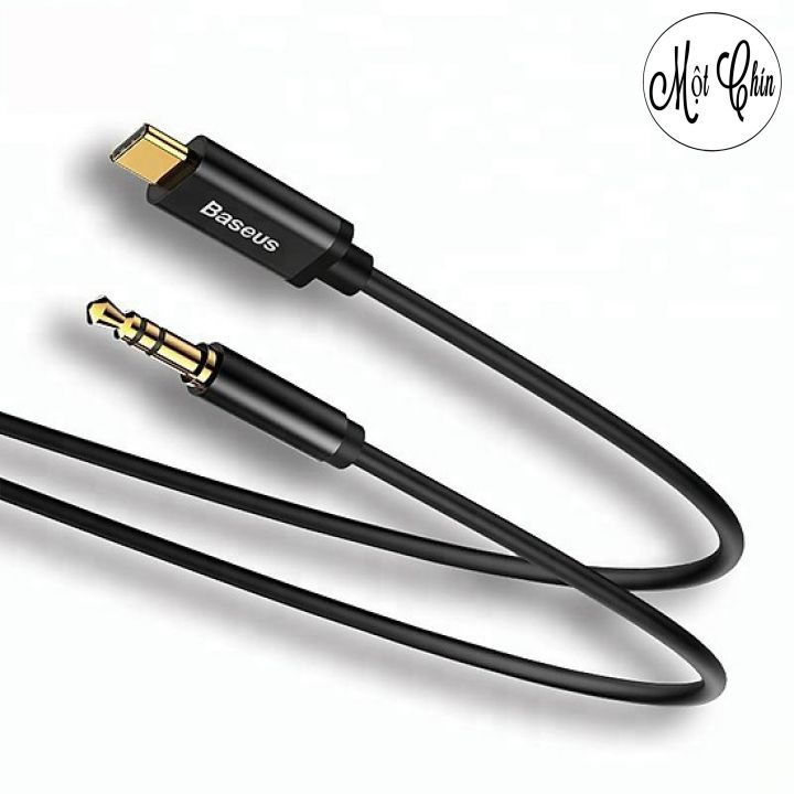 Cáp chuyển đổi type C sang jack 3.5 Baseus Cable Yiven Type-C male To 3.5 male Audio Cable M01