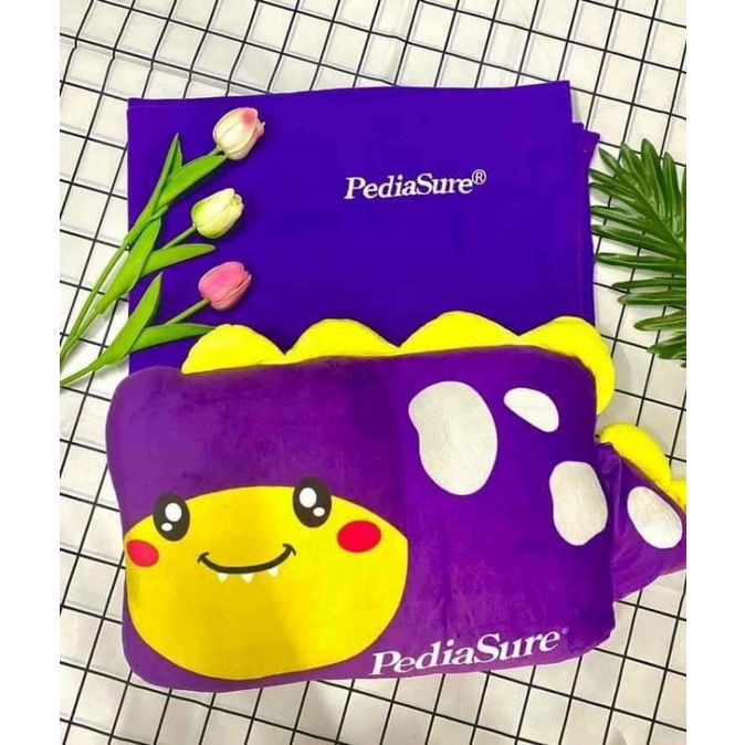 Bộ mền gối khủng long quà từ Pediasure mền siêu to
